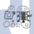 JOGO REP. PARCIAL VALVULA SOLENOIDE - QUINELATO - 21206430 - Imagem: 1